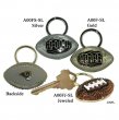 Football Keychain Plated - Gold