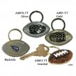 Football Key Ring Jeweled