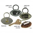 Football Key Ring Jeweled