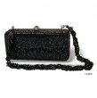 Bar w/Jeweled Strap in Jet