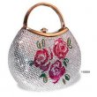 Circular with Handle Rose Accent