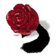 Rosebud w/Tassel in Red