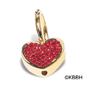 Red Heart Key Ring