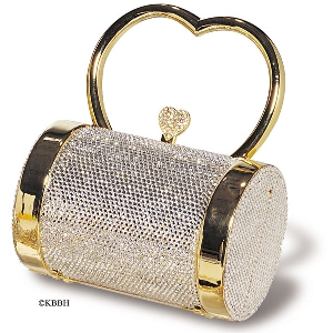 Cylinder - w/ Heart Handle Clasp