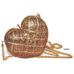 Heart - Quilted Gold